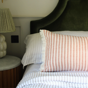 Big Linen Bolster Cushion House Nine Design