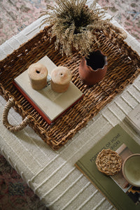 The White Stripe Ottoman